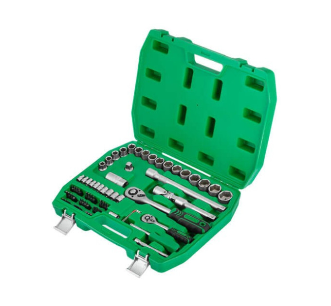 набор инструментов 1/2", 1/4", 72 ед. INTERTOOL ET-6072SP