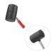 Киевлянка резиновая 680 г, черная резина, металлическая ручка INTERTOOL HT-0232