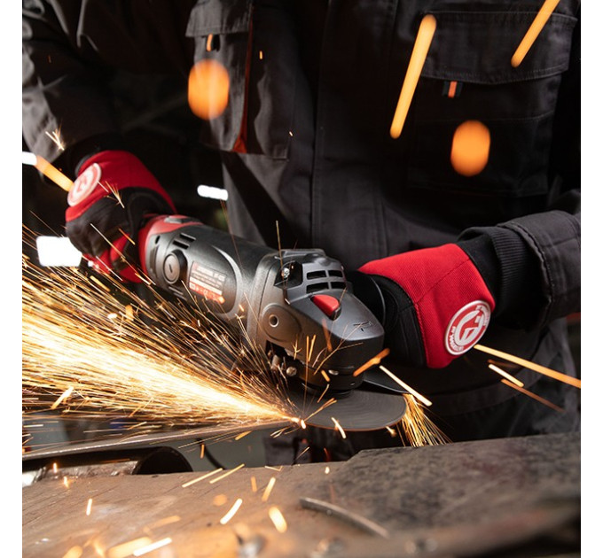 Шлифмашина угловая 1200 Вт, 125 мм, 5000-12000 об/мин, поворотная рукоятка INTERTOOL WT-0225