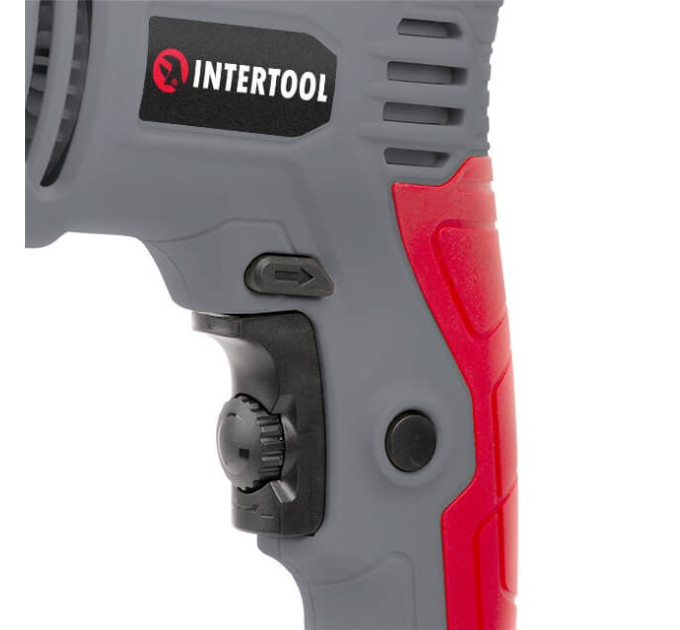Дриль ударний 600 Вт, 0-3000 об/хв, 1.5-13 мм, реверс INTERTOOL DT-0109