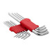 Набір ключів Г-подібних TORX подовжених 9 од., Т10-Т50, Cr-V INTERTOOL HT-0608