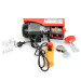 Лебедка электрическая 220/230 В, 500 Вт, 125/250 кг, тросик 3.0мм*12 м INTERTOOL GT1481