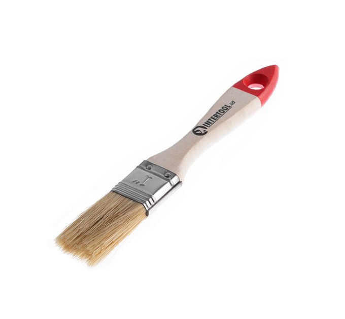 Кисть флейцевая 25*10*42 мм INTERTOOL KT-1225