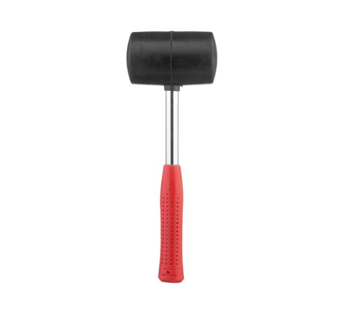 Киевлянка резиновая 680 г, черная резина, металлическая ручка INTERTOOL HT-0232