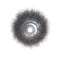 Щетка чашечная 100 мм, для КШМ, М14 (крученая проволока) INTERTOOL BT-1100