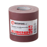Шлифовальная кожа на тканевой основе К180, 50 м INTERTOOL BT-0723