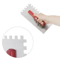 Затирка стальная оцинкованная 280*130 мм, 12*12 мм INTERTOOL KT-0008