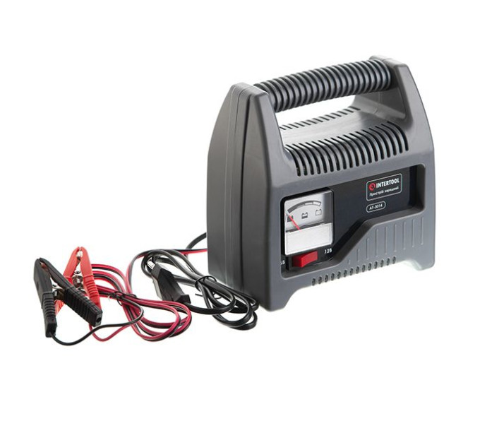 Пристрій зарядний для акумуляторів 6, 12 В, 10-60 Аг, з трансформатором INTERTOOL AT-3014