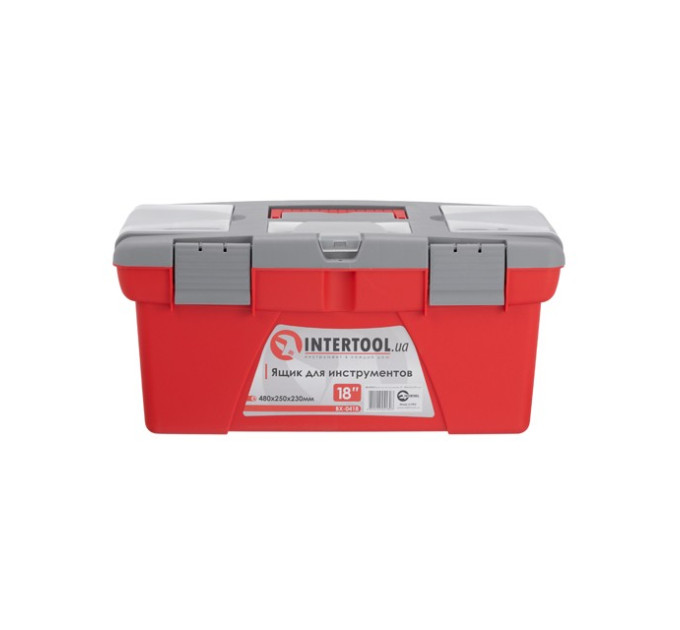 Ящик для инструмента 18" 480*250*230 мм INTERTOOL BX-0418