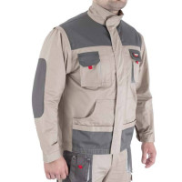 Куртка рабочая 2 в 1, 100% хлопок, плотность 180 г/м², XL INTERTOOL SP-3034