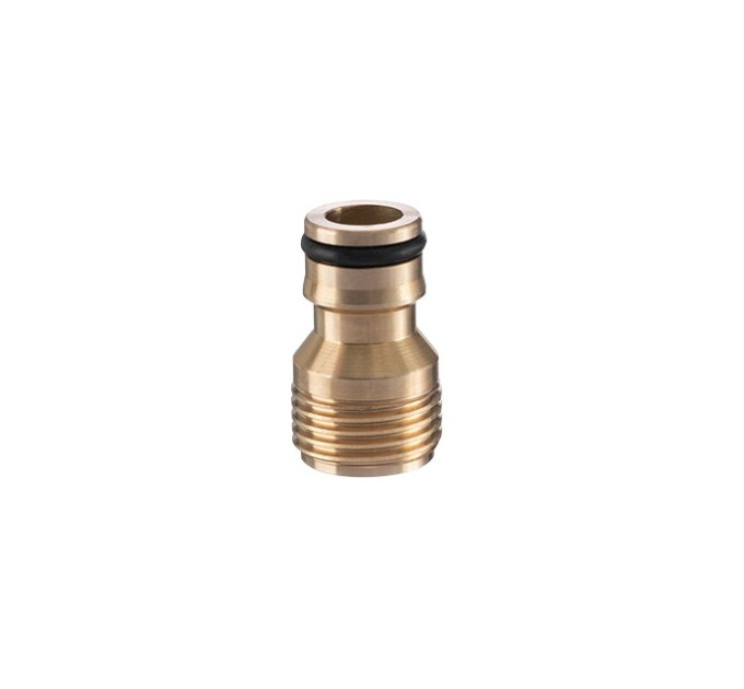 Адаптер латунный на коннектор 1/2" с наружной резьбой 1/2" STORM INTERTOOL GE-1201