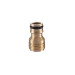 Адаптер латунный на коннектор 1/2" с наружной резьбой 1/2" STORM INTERTOOL GE-1201