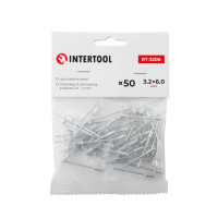 Заклепка алюмінієва 3.2*6.0 мм, 50 од. INTERTOOL RT-3206