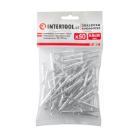 Заклепка алюминиевая 4.8*30.0 мм, 50 ед. INTERTOOL RT-4830