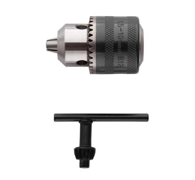 Патрон для дрели с ключом B12, 1.5-10.0 мм INTERTOOL ST-3822