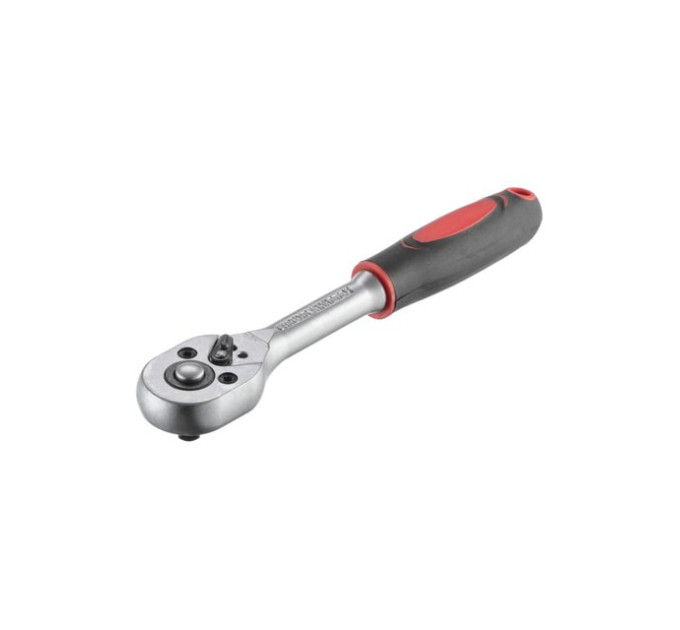 Рукоятка с храповым механизмом 1/4", 24 зуба, Cr-V INTERTOOL HT-2104