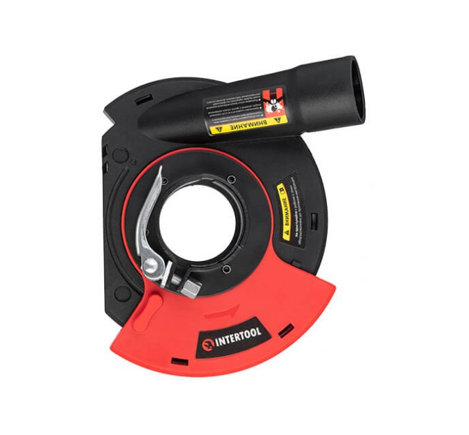 Кожух з відбором пилу для КШМ 125 мм, для шліфування INTERTOOL ST-0004