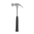 Столярный молоток с гвоздодером 450 г, с металлической ручкой INTERTOOL HT-0224