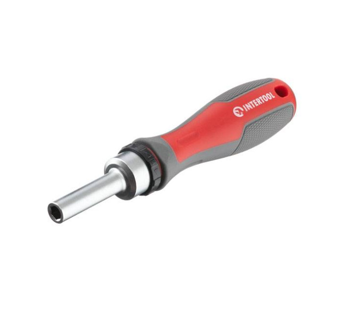 Викрутка реверсивна з комплектом насадок 57 од. INTERTOOL VT-3361