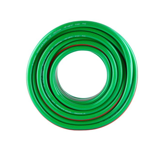 Шланг для воды 4 слойный, 1/2", 30 м, армированный, PVC INTERTOOL GE-4105