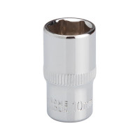 Головка шестигранная STORM 1/4", 10 мм, Cr-V INTERTOOL ET-0440