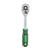 Рукоятка с храповым механизмом 3/8", 72 зуба, Cr-V INTERTOOL HT-2125