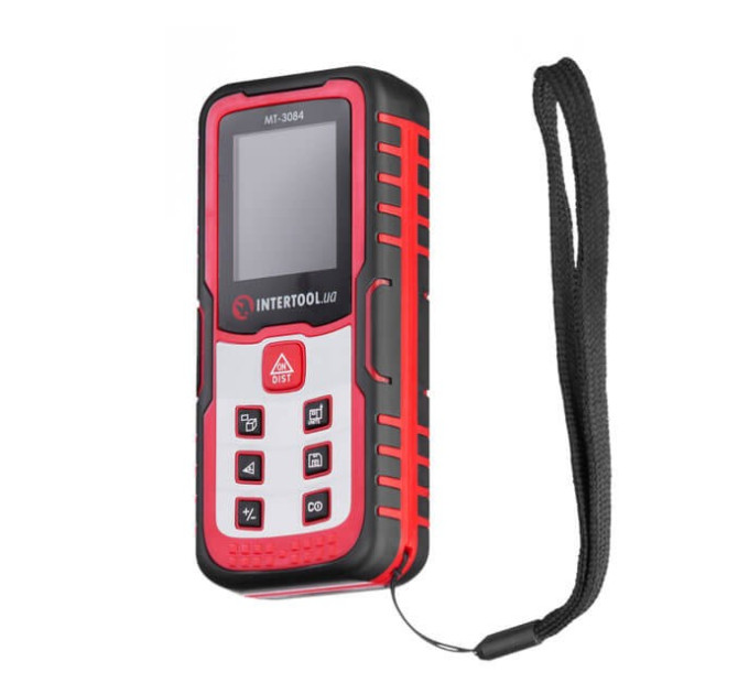 Дальномер лазерный 40 м, цветной дисплей INTERTOOL MT-3084