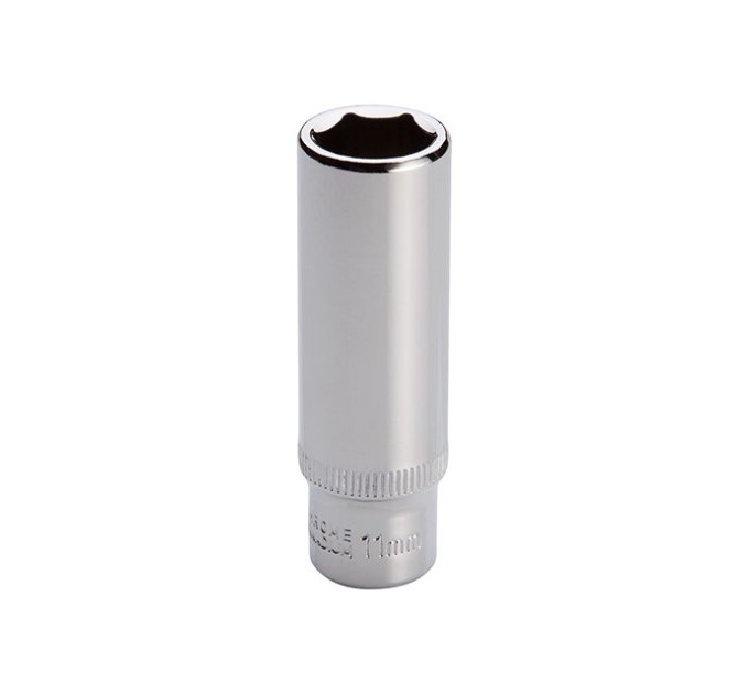 Головка шестигранная удлиненная STORM 1/4", 11 мм, Cr-V INTERTOOL ET-0461