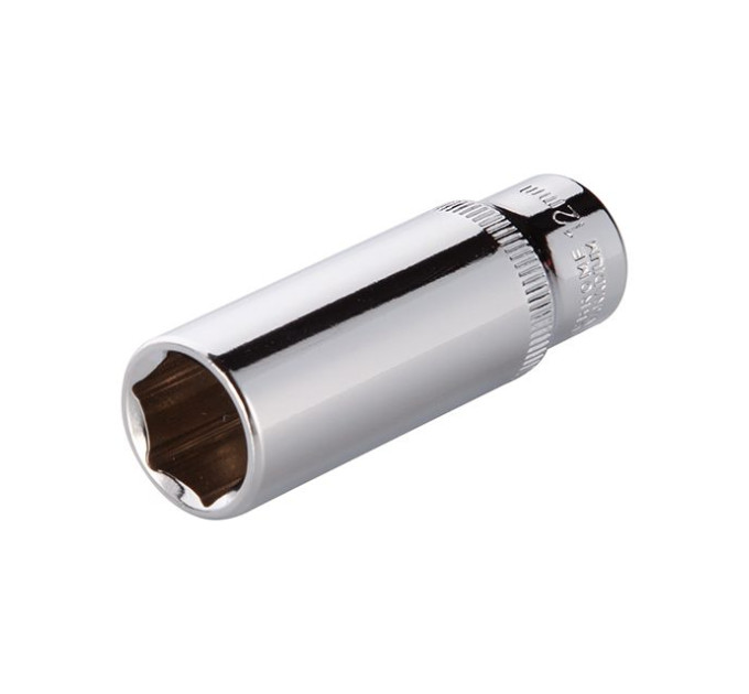 Головка шестигранная удлиненная STORM 1/4", 12 мм, Cr-V INTERTOOL ET-0462