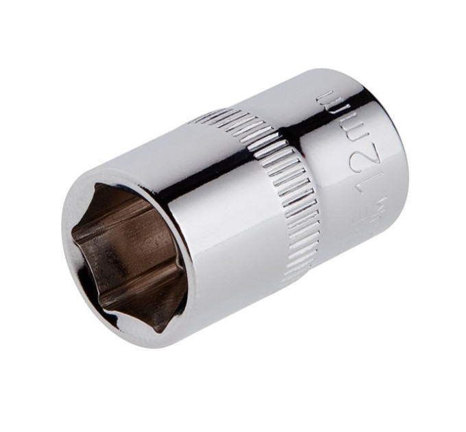 Головка шестигранная STORM 3/8", 12 мм, Cr-V INTERTOOL ET-0412