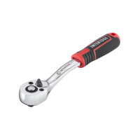 Рукоятка с храповым механизмом STORM, 1/4", 72 зуба, Cr-V INTERTOOL ET-8001