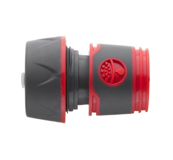 Коннектор с аквастопом 1/2" для шланга 3/4" INTERTOOL GE-1120