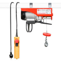 Лебідка електрична 220/230 В, 500 Вт, 125/250 кг, трос 3.0мм*12 м INTERTOOL GT1481