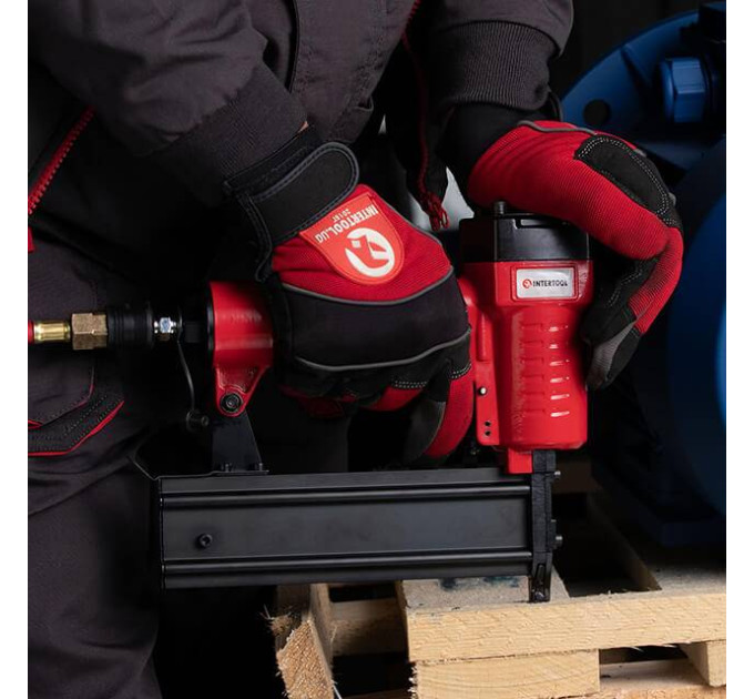 Пневматический степлер для гвоздей 15-50 мм INTERTOOL PT-1603