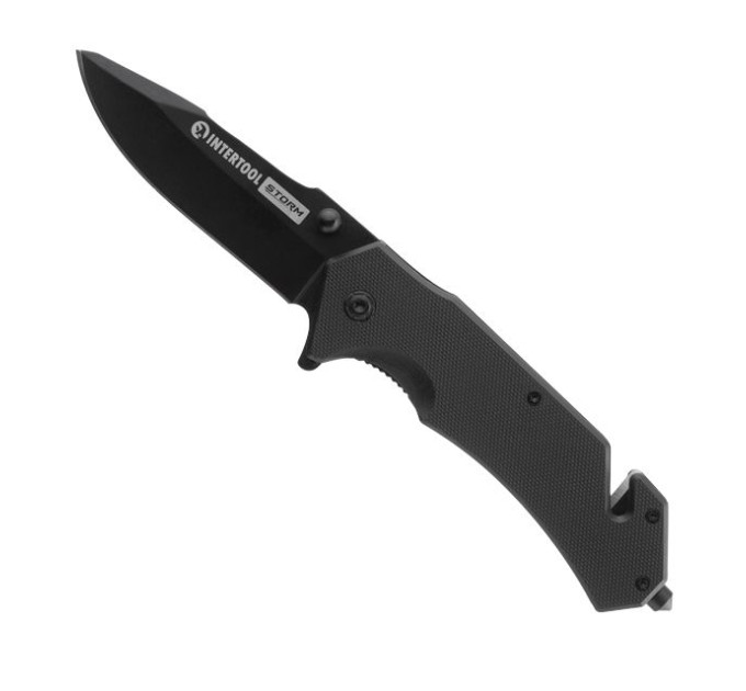 Нож складной Drop-Point, STORM INTERTOOL HT-0588