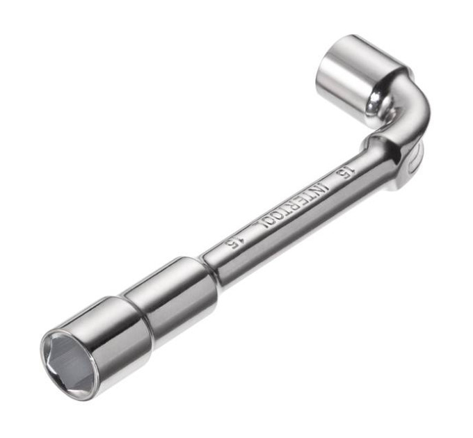 Ключ торцевой с отверстием L-образный 15 мм INTERTOOL HT-1615