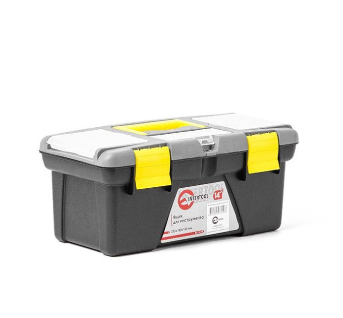 Ящик для инструмента 14" 355*182*153 мм INTERTOOL BX-0314