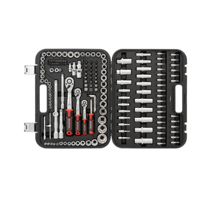Набор инструментов 171 ед., STORM, 1/2", 3/8", 1/4", Cr-V INTERTOOL ET-8171