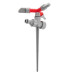 Дождевальное устройство круговой вращающейся головкой на колу, PP, ABS, Zinc alloy INTERTOOL GE-0055