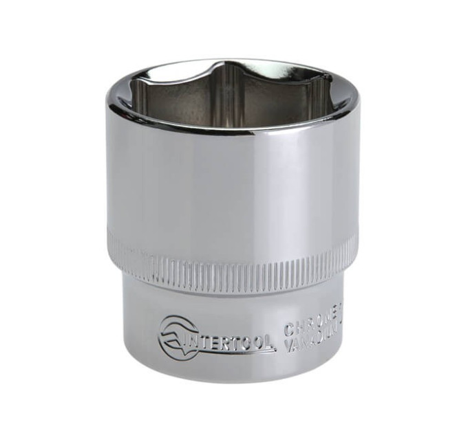 Головка шестигранная STORM 1/2", 32 мм, Cr-V INTERTOOL ET-0032