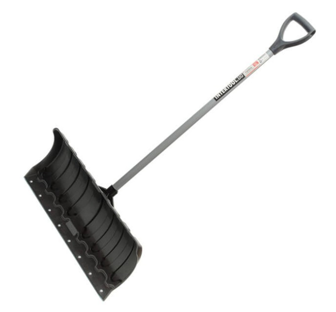 Лопата для прибирання снігу 620 * 280мм з ручкою 970 мм INTERTOOL FT-2090