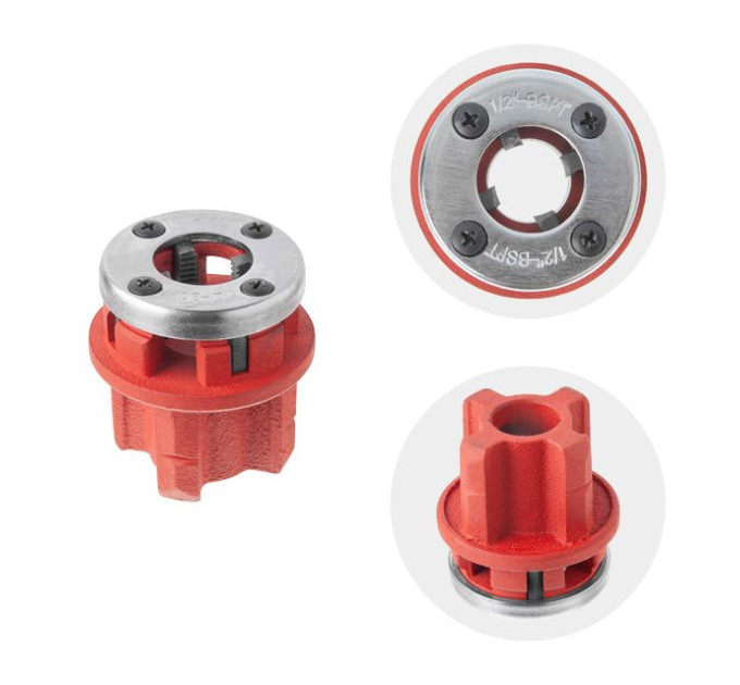 Набор трубных плашек для нарезки резьбы 1/2"; 3/4"; 1", 3 ед. INTERTOOL SD-8003