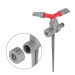 Дождевальное устройство круговой вращающейся головкой на колу, PP, ABS, Zinc alloy INTERTOOL GE-0055
