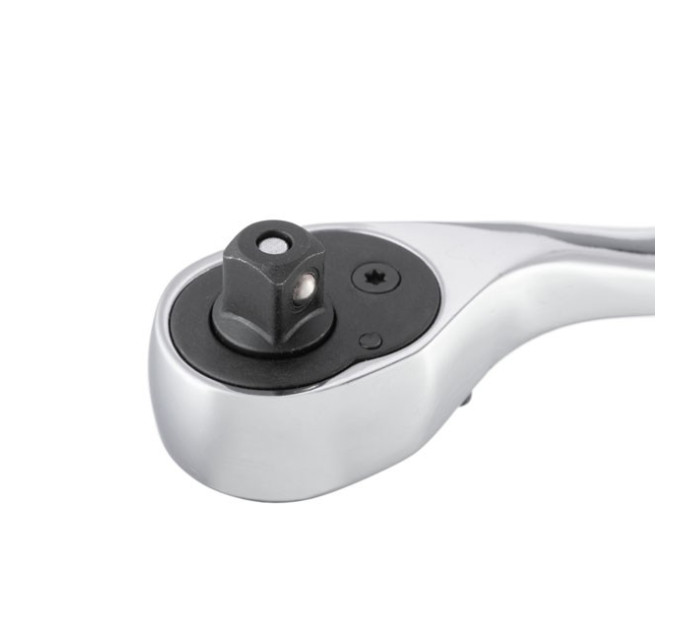 Рукоятка с храповым механизмом STORM 3/8", 72 зуба, Cr-V INTERTOOL ET-8002