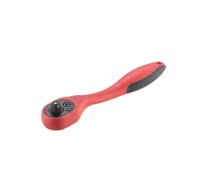 Рукоятка с храповым механизмом изогнута 1/4", 72 зуба, Cr-V, PROF INTERTOOL HT-2107