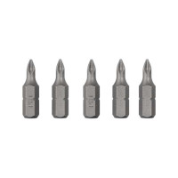 Комплект отверточных насадок PH1, ACR, S2, 5 ед., STORM INTERTOOL VT-0206