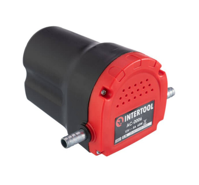 Насос вакуумный 12 В для откачки масла и дизельного топлива INTERTOOL AC-0006