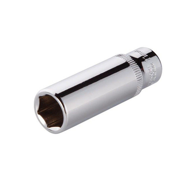 Головка шестигранная удлиненная STORM 1/4", 11 мм, Cr-V INTERTOOL ET-0461