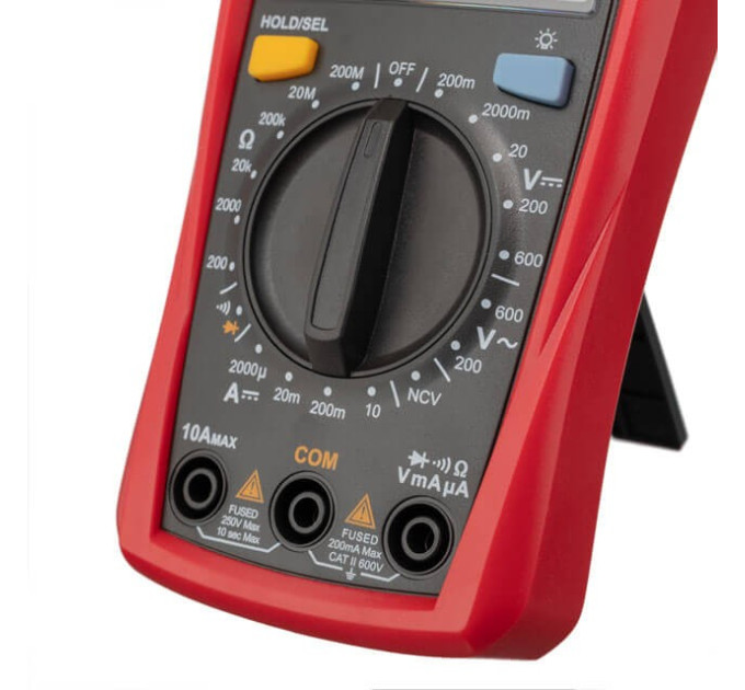 Мультиметр цифровий CAT II-300 В/ CAT I-600 В INTERTOOL MD-0001