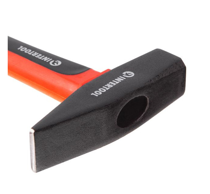 Молоток 500 г, ручка з фібергласу INTERTOOL HT-0205